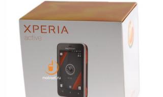 Sony Ericsson Xperia aktive - Specifikimet