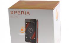 Sony Ericsson Xperia active – Špecifikácie